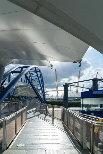 North Greenwich Riverbus terminal — Stock Photo, Image