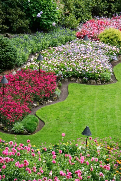 Butchart Gardens en Brentwwod Bay Isla de Vancouver — Foto de Stock