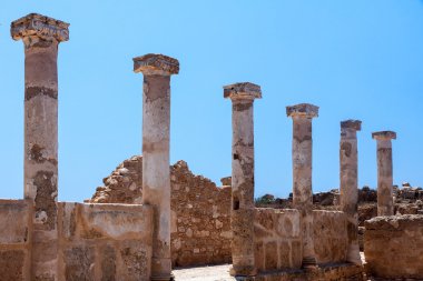 paphos Kıbrıs Yunan antik kalıntılar