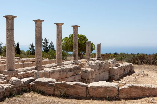 Kourion Kıbrıs yakınlarında apollo Tapınağı — Stok fotoğraf