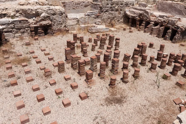 Kourian episkopi Kıbrıs yakınındaki antik kenti kalır — Stok fotoğraf