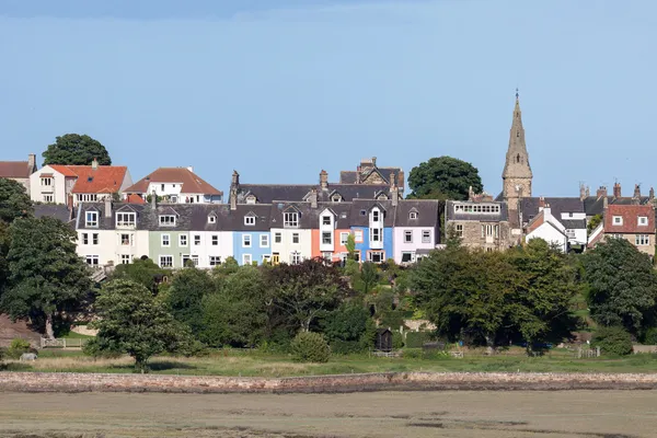 Vue du village d'Alnmouth — Photo