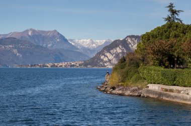 View of Lake Como from Lecco clipart