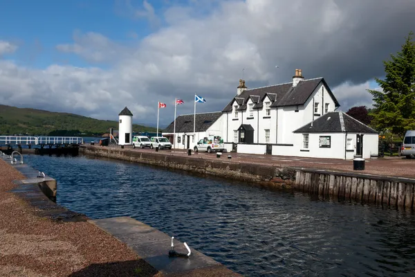 Canal da Caledónia em Corpach — Fotografia de Stock