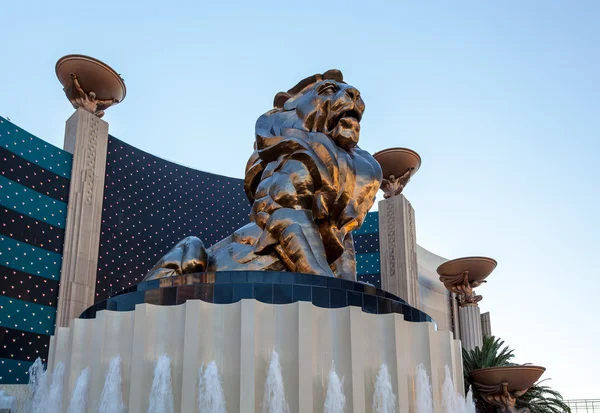 Vista del León MGM en Las Vegas — Foto de Stock