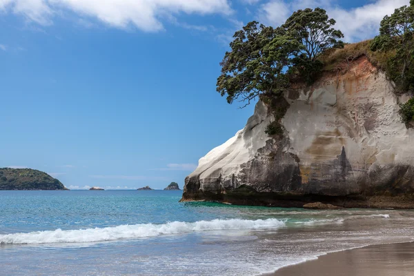 Cathedral Cove Beach nära Hahei i Nya Zeeland — Stockfoto