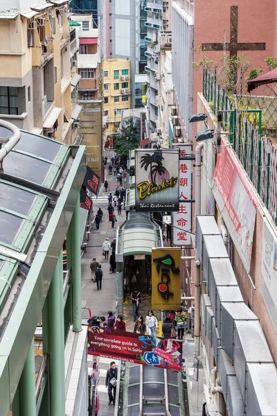 Stedelijke scène in hongkong china — Stockfoto