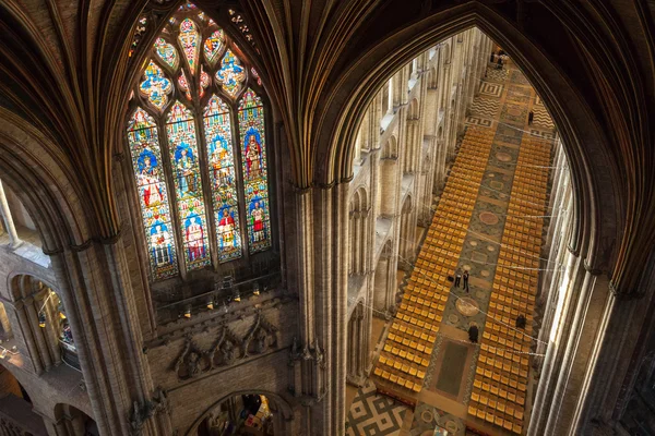 Vista interna della Cattedrale di Ely — Foto Stock