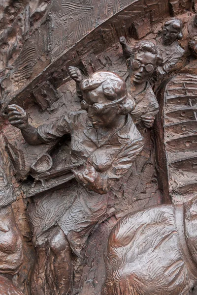 Close-up de parte da Batalha da Grã-Bretanha War Memorial — Fotografia de Stock