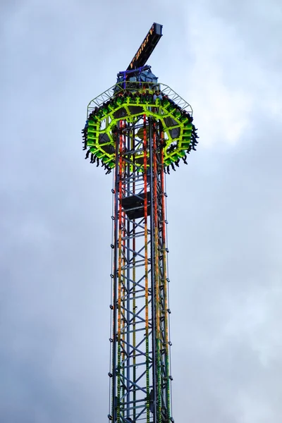 Carousel, kış harikalar diyarı hyde park Londra — Stok fotoğraf