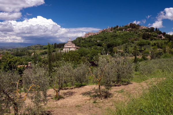 View of San Biagio church Tuscany — Stock Photo, Image