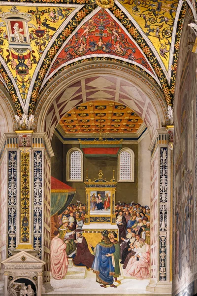 Vista interna della Cattedrale di Siena — Foto Stock