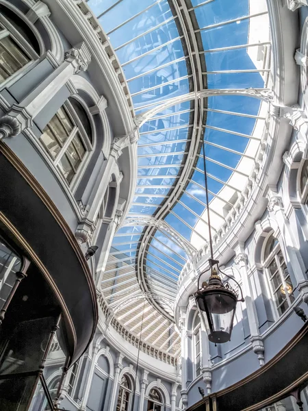 Morgan arcada techo de cristal en Cardiff —  Fotos de Stock