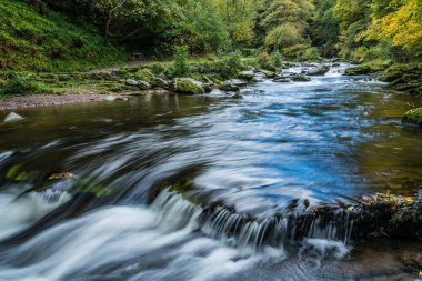 Doğu lyn Nehri üzerinde Devon lynmouth yakınındaki köprü
