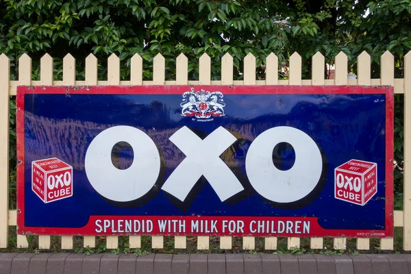 Señal OXO en la estación de Sheffield Park —  Fotos de Stock