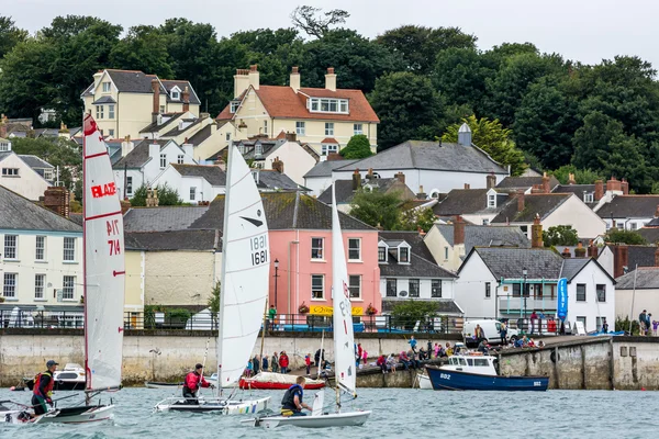 Żeglarstwo w ujście rzeki torridge i taw w devon — Zdjęcie stockowe