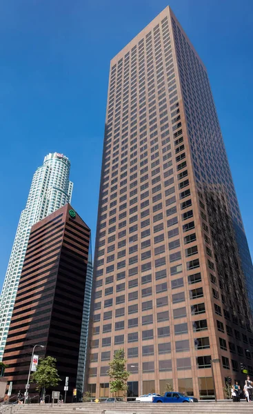 Los Angeles Kalifornien Usa Juli Wolkenkratzer Finanzviertel Von Los Angeles — Stockfoto