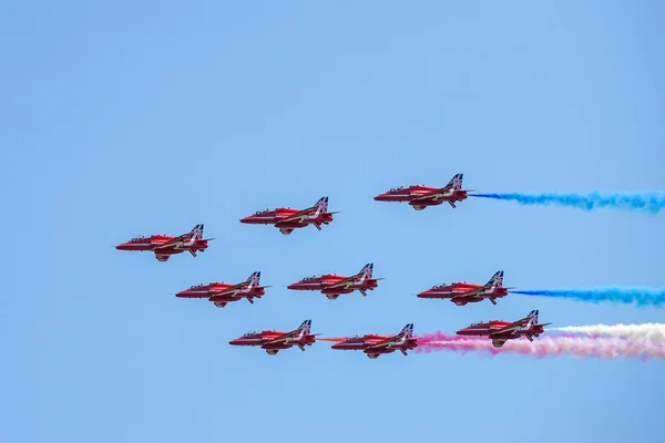 Airbourne Airshow på Eastbourne 2014 – stockfoto