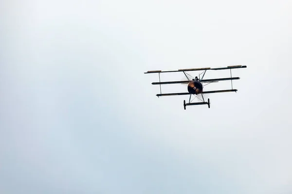 Zespół Wyświetlacza Wielkiej Wojny Fokker Dr1 Triplane — Zdjęcie stockowe