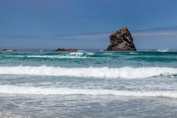 Vista Offshore Sandfly Bay Ilha Sul Nova Zelândia — Fotografia de Stock