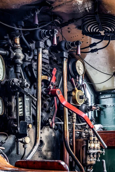 Kingswear Devon Juli Binnenin Cabine Van 4277 Steam Locomotive Gwr — Stockfoto