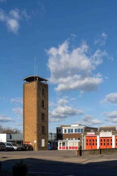 East Grinstead West Sussex Reino Unido Enero Vista Estación Bomberos — Foto de Stock