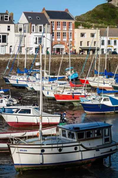 Ilfracombe Devon Октября 2013 Года Вид Гавань Илфракомбе Девоне Неизвестные — стоковое фото