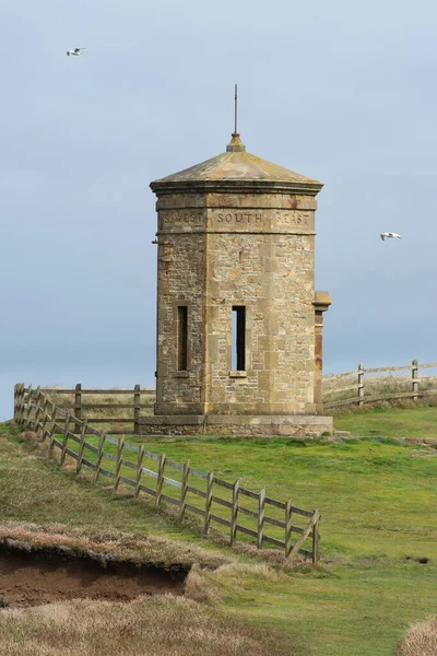 Bude Cornwall August Compass Tower Auf Der Klippe Bude Cornwall — Stockfoto