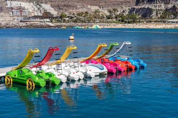 Amadores Gran Canaria Canary Islands Spain March Pedalos Amadores Gran — Stock Photo, Image