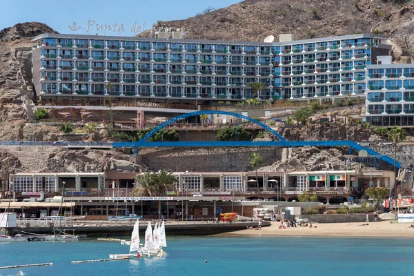 Puerto Rico Gran Canaria Canary Islands March View Beach Puerto — 图库照片