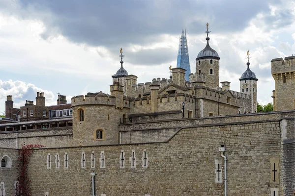 Londýn Velká Británie Zavřít Pohled Tower London Srpna2014 Neidentifikované Osoby — Stock fotografie