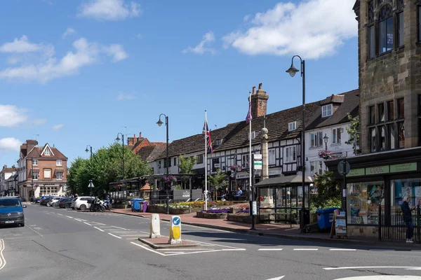 East Grinstead West Sussex Juli Ansicht Der High Street East — Stockfoto