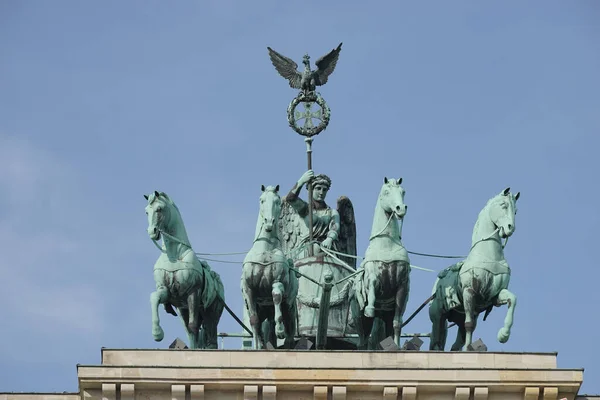 Berlin Germany September 2014 Brandenburg Gate Monument Berlin September 2014 — Foto de Stock