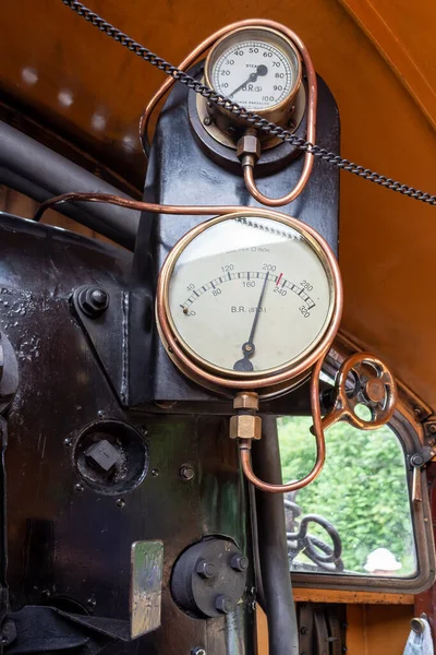 East Grinstead West Sussex July 2022 Interior View Locomotive 80151 — ストック写真