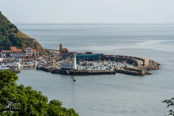 Scarborough North Yorkshire July View Harbour Scarborough North Yorkshire July — Foto de Stock