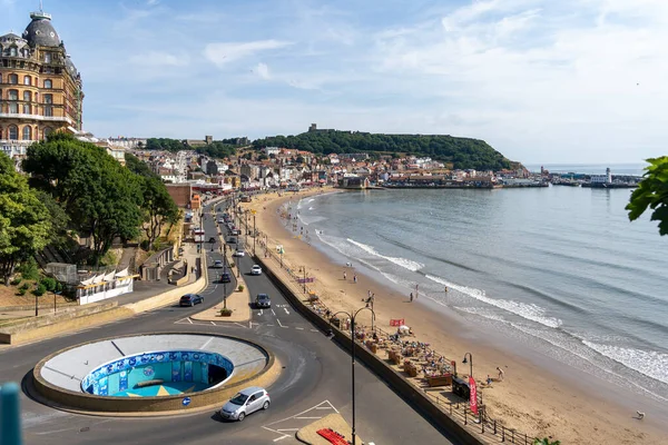 Scarborough North Yorkshire July View Sea Front Scarborough North Yorkshire — Foto de Stock