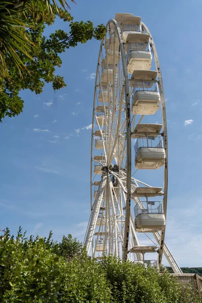 Scarborough North Yorkshire July View Ferris Wheel Scarborough North Yorkshire — Photo