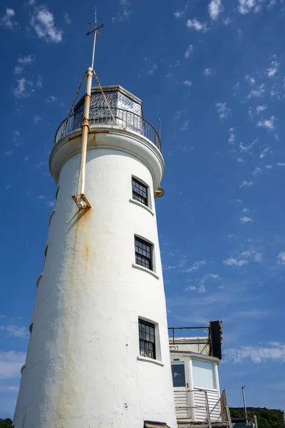Scarborough North Yorkshire July Lighthouse Harbour Scarborough North Yorkshire July — 图库照片