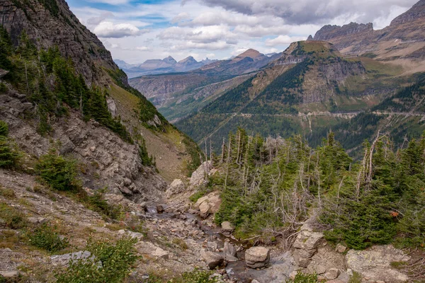 Wild Country Glacier National Park — Stockfoto