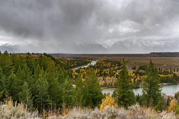 Scenic View Grand Teton National Park — Stock Photo, Image