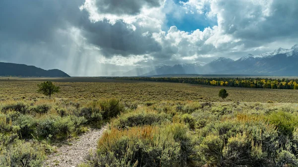 Autumn Grand Tetons — Stock Photo, Image