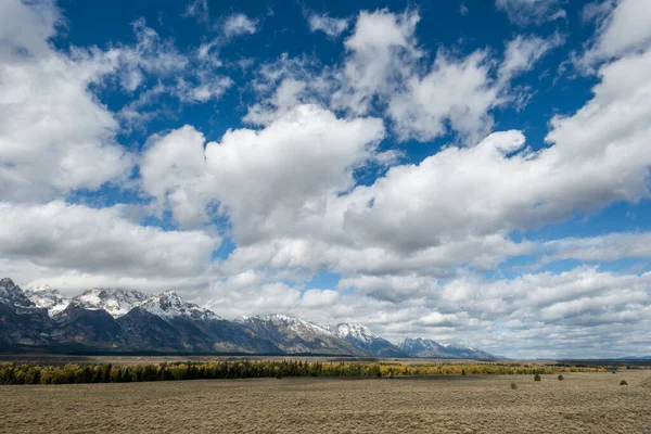 Scénický Výhled Národní Park Grand Teton — Stock fotografie