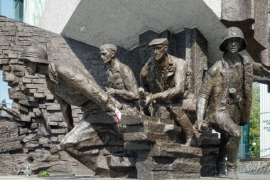 Warsaw, Poland - September 17, 2014 : Insurgents Memorial to Polish Fighters of Warsaw Uprising in Warsaw on September 17, 2014