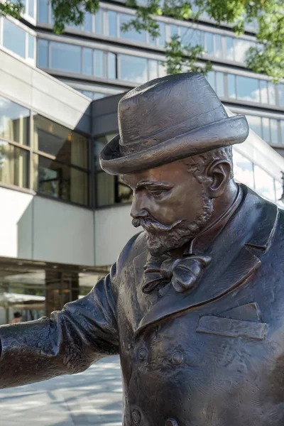 Budapest Hungary September Bronze Statue Roskovics Ignac Budapest September 2014 — Stok fotoğraf