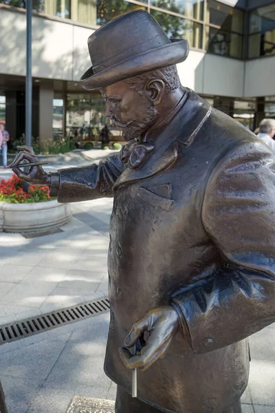 Budapest Hungary September Bronze Statue Roskovics Ignac Budapest September 2014 — Foto Stock