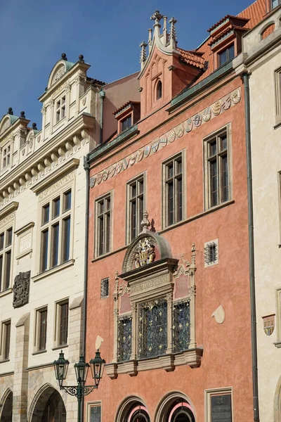 Prag Tjeckien September Mycket Inredda Lägenhetskvarter Prag Den September 2014 — Stockfoto