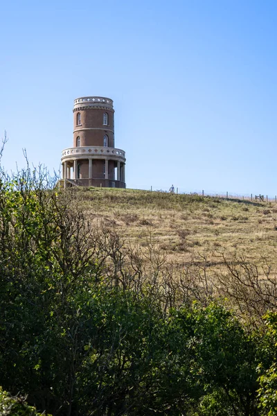 Kimmeridge Bay Dorset September Udsigt Til Clavell Tower Kimmeridge Bay - Stock-foto