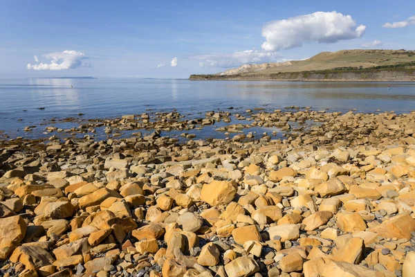 Вид Залив Киммерридж Острове Пербек Дорсе — стоковое фото