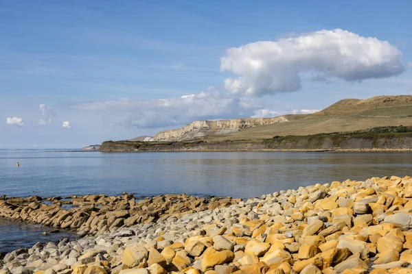 Dorset的Purbeck岛上Kimmeridge湾的景观 — 图库照片