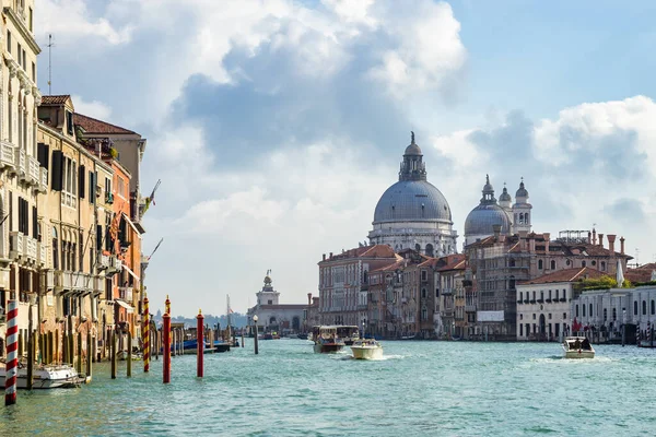 Venice Itálie Října 2014 Pohled Canal Grande Benátkách Neidentifikované Osoby — Stock fotografie